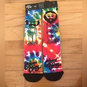 NEW ODDSOX Cheech & Chong DYI crew Socks Sizes 6-13